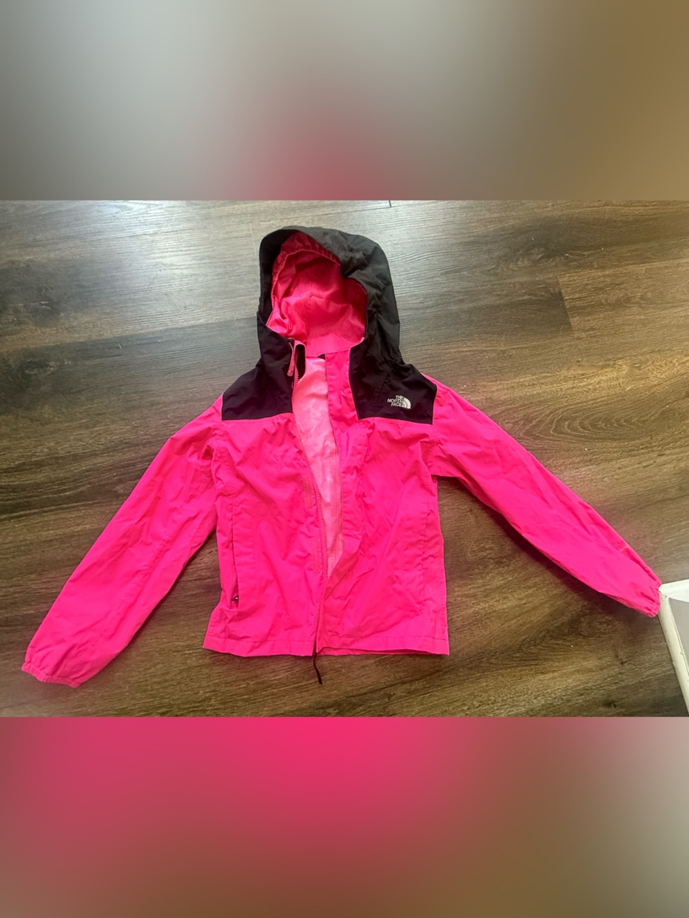 The North Face Kids' Pink Hooded Rain Jacket